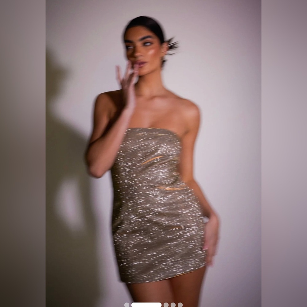 COPY - SLA The Label Bronze Camille Dress